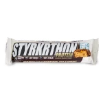 1 Barre STYRKRTHON Protéinée PRO20 Caramel, cacahuètes et chocolat